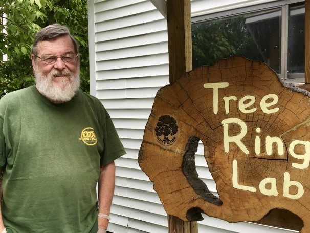 Ed Cook and the Lamont-Doherty Earth Observatory Tree Ring Laboratory, which he co-founded in 1975. Credit: Rebecca Fowler