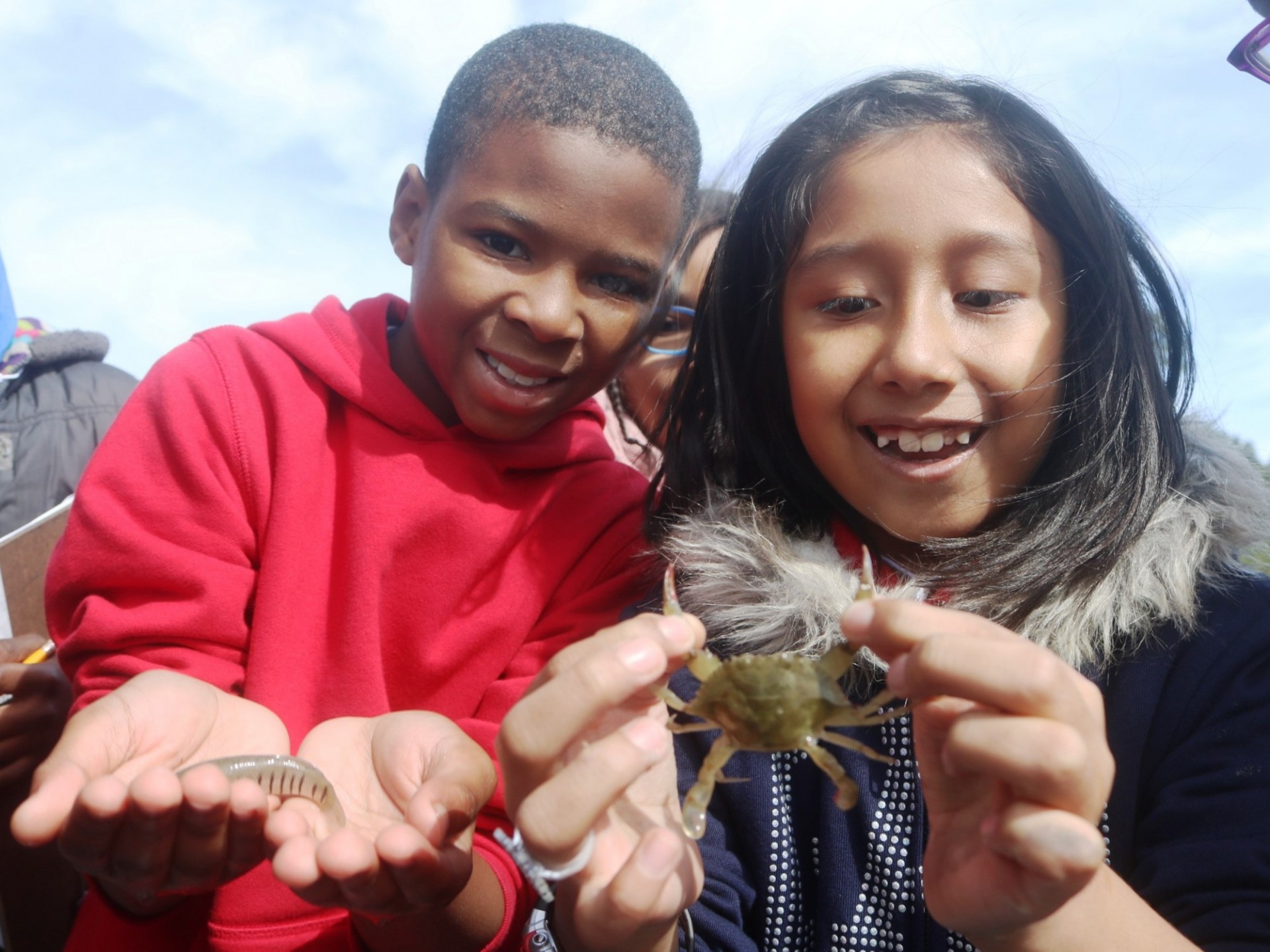 Students Making Discoveries During Day in the Life of Hudson & Harbor