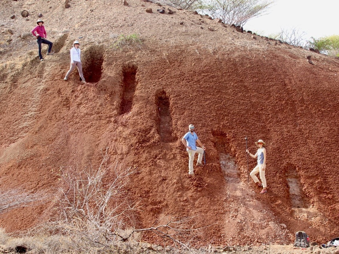 Excavations in northwest Kenya, part of a project to document climate some 21 million years ago. Credit: Kevin Uno