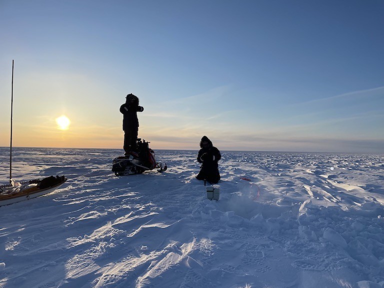 GreenDrill Working on Ice in Greenland