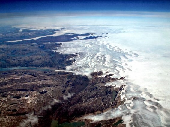 Greenland ice cap. Photo: Doc Searls