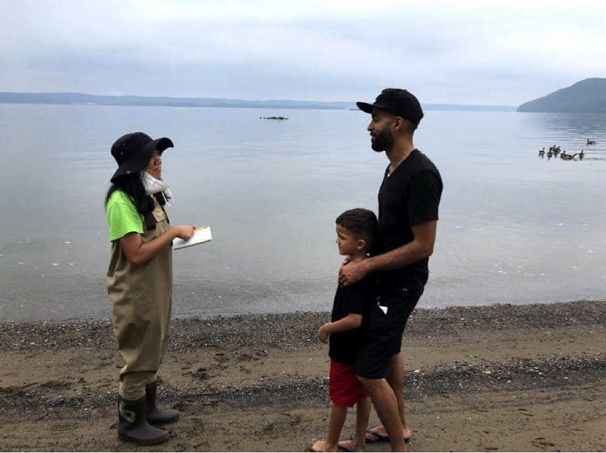 One Haverstraw resident told me about his own way of helping the environment. “Before we play at the park or go to the river, me and my son always clean up the beach or the playground. I don’t really like litter or when people litter because of how it affects the environment, you know? I just think it’s not the right thing to do as people who live here.” 