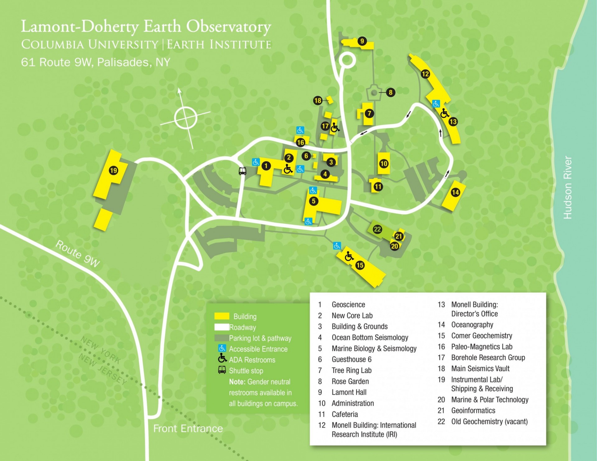 Lamont Campus Map Lamont Campus Map