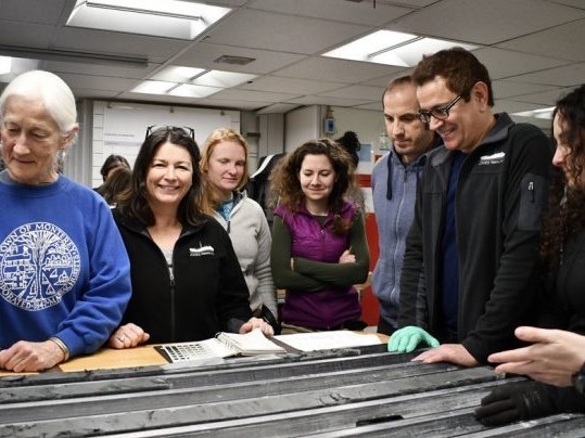 New Sediment Cores Bring Smiles to Core Lab on Joides Resolution - Marlo Garnsworthy & IODP