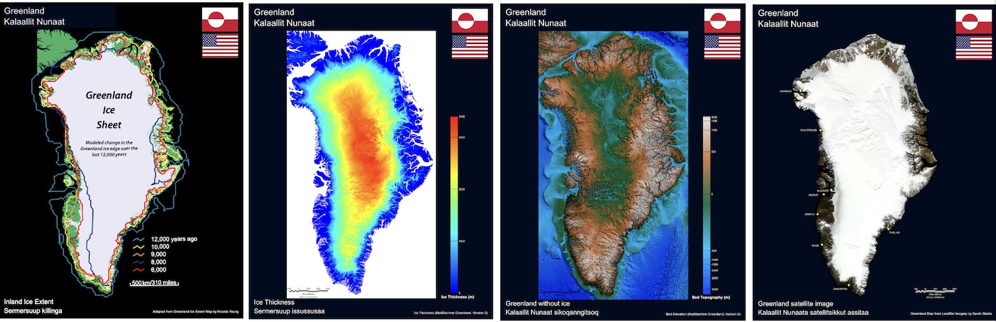 Set of Greenland Data Visualizations