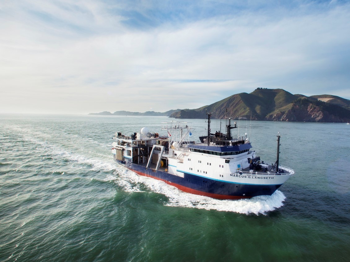 R/V Marcus G. Langseth. Credit: Lamont-Doherty Earth Observatory