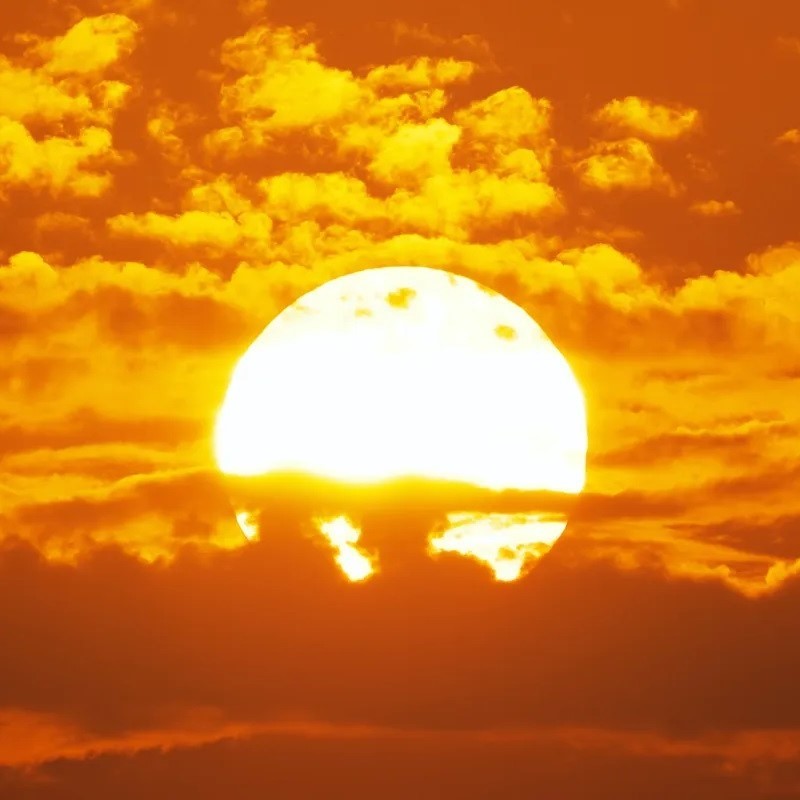 Blazing sun. Credit: drought.gov
