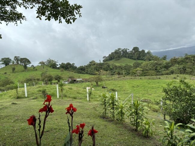 Farm land on the flank of Poás Volcano, Costa Rica (Kevin Krajick, Columbia Climate School)