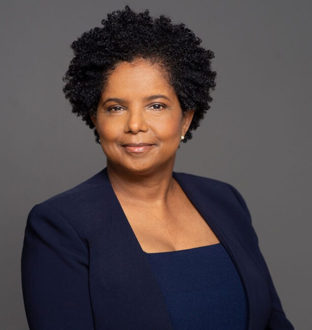 Headshot of woman in blazer