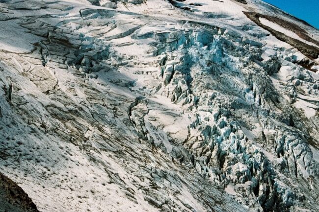 Ice on glacier