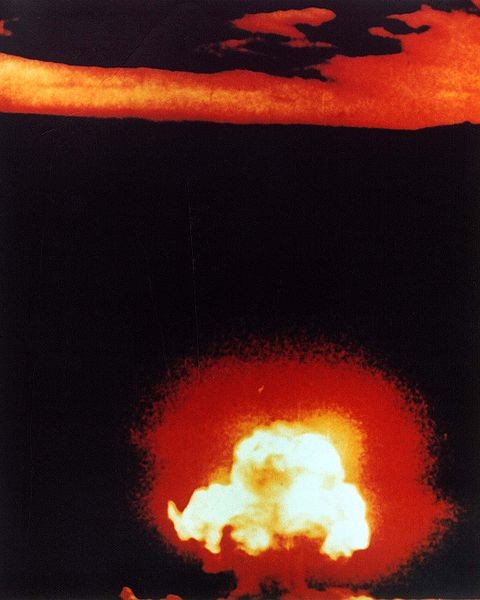 Trinity nuclear test, New Mexico, 1945