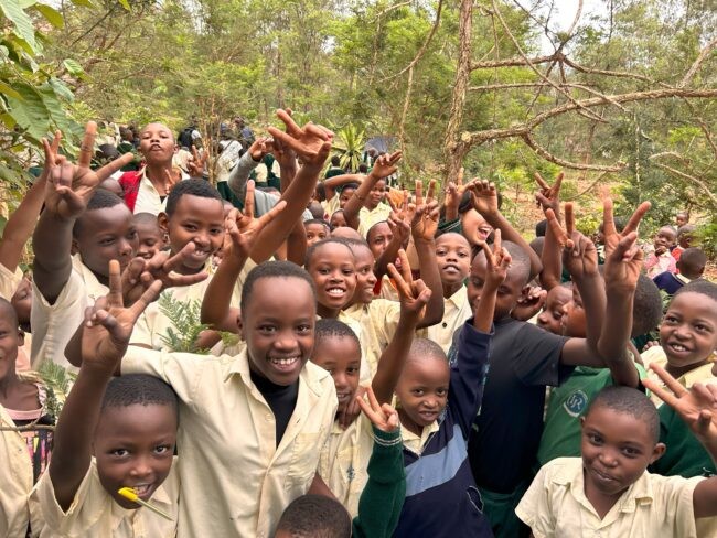Group of children in Rwanda