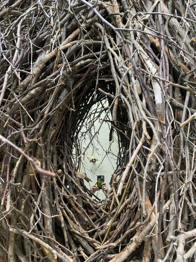 This piece was installed at the Governor's Island Climate Imaginarium in summer of 2024. The Imaginarium is an outgrowth of the Climate Imaginations Network and was led by Josh Nodiff, C&S alum, with support from the Climate School as well as Cli