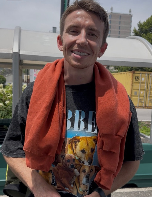 Student smiling
