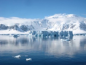 Icebergs are a sign of warming in west Antarctica. Credit: Debra Tillinger.