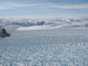 Helheim Glacier on the east coast of Greenland (image by Indrani Das)