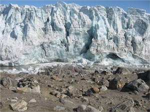 Terminus of the Russell Glacier (image credit Indrani Das)