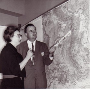 Marie Tharp and Bruce Heezen collaborated on mapping the ocean floor.