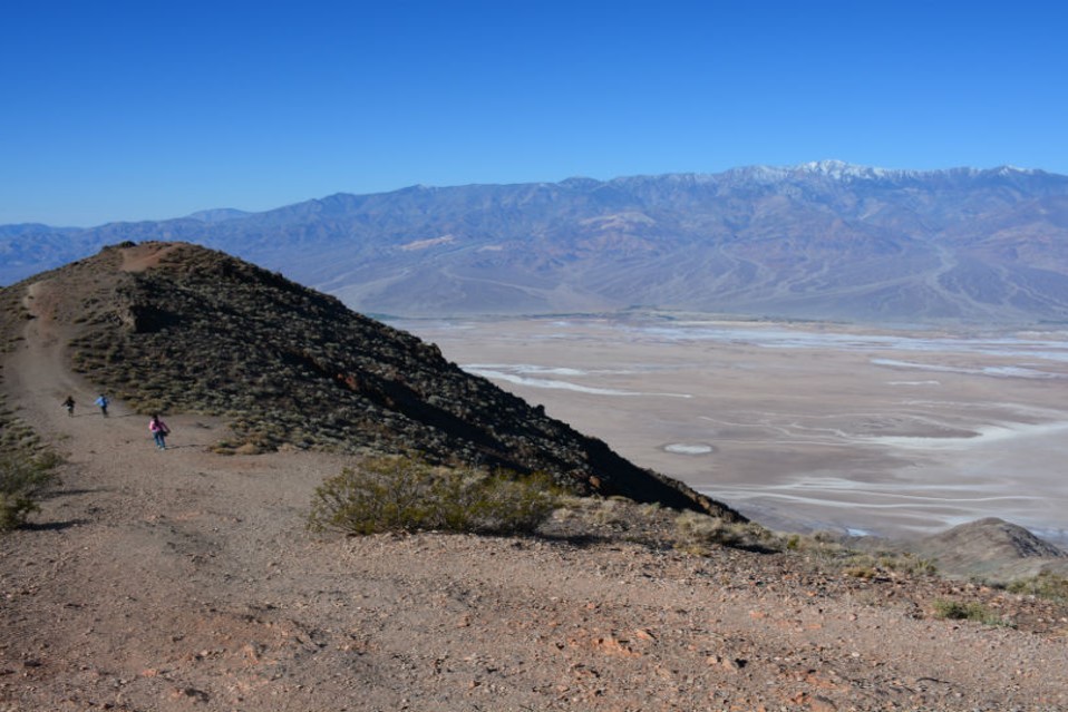 Death Valley National Park is the lowest âbasinâ in the Basin and Range Province, a region of steep mountains alternating with flat, dry valleys, running from Idaho to northern Mexico. Over the last 15 million years or so, tectonic forces d DV1