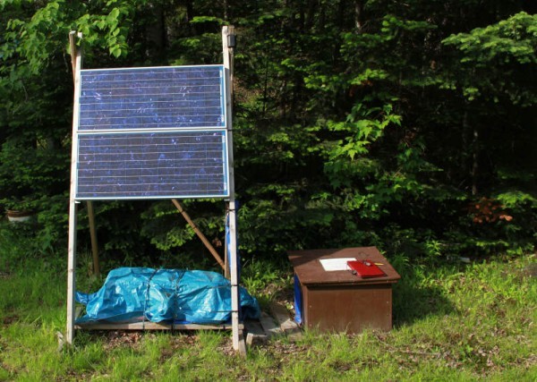 Fieldwork in Maine, June 2014. Photo: W. Menke