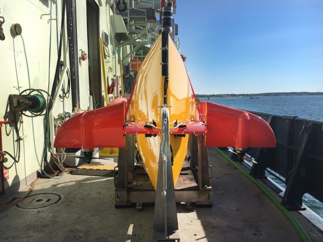 Bridgit Boulahanis will be coordinating the deep sea explorations of the AUV Sentry during this training cruise. Photo: Bridgit Boulhanis