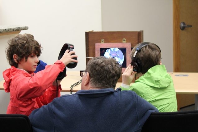 In the Seismology offices, the day was all about listening to earthquakes as they ring through the planet and watching what happens to the seismic waves.
