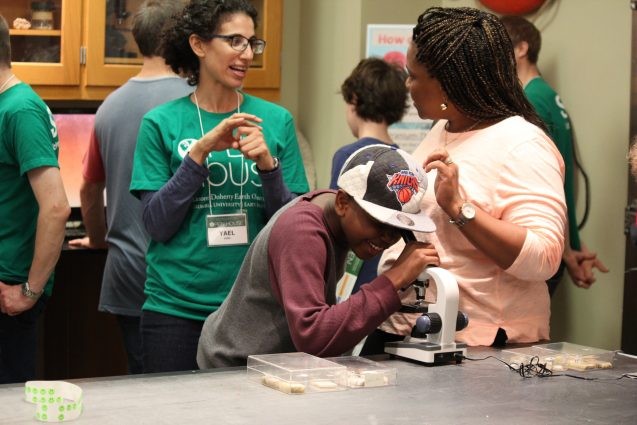 The Core Repository's microscopes and the microworld that comes to life through the lens were a big draw.