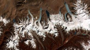 Glacial lakes in Bhutan