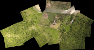 A stitched aerial picture. Photo: conservationdrone.org