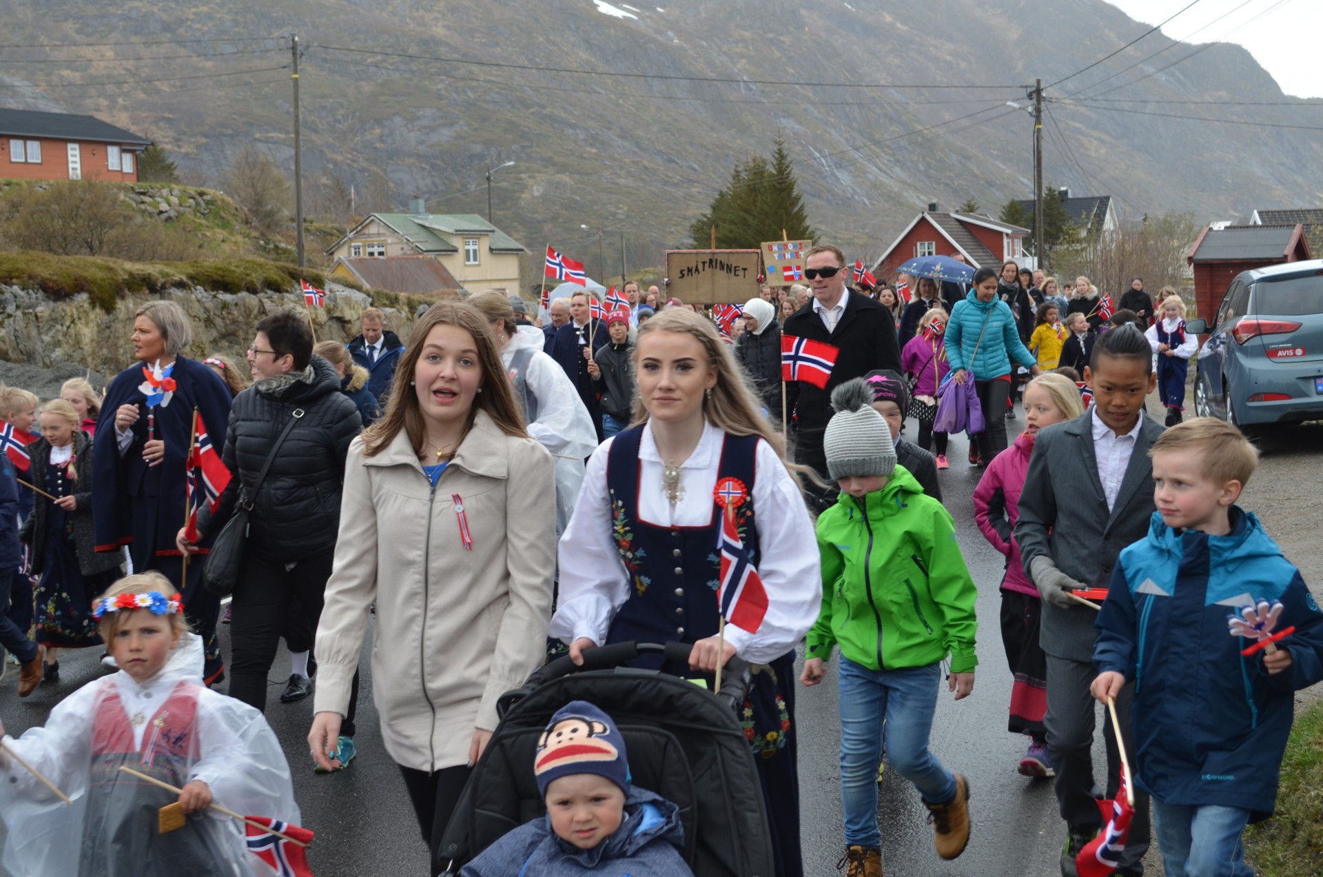 The Vikings never left the islands; their descendants march in the May 17 parade in the village of Sorvage, to commemorate Norway's independence. But people have also welcomed new arrivals from Asia and the Mideast, whose faces are increasingly seen here.