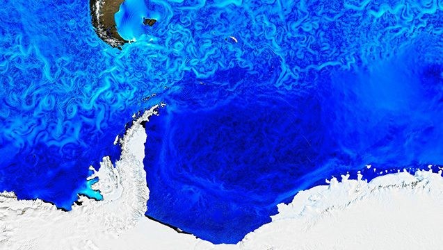 ocean currents near antarctica