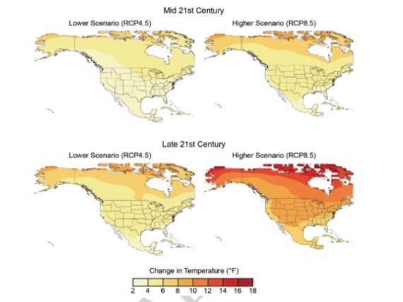 heat maps of United States