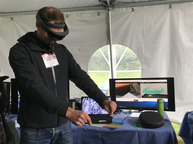 augmented reality demo of ice sheets