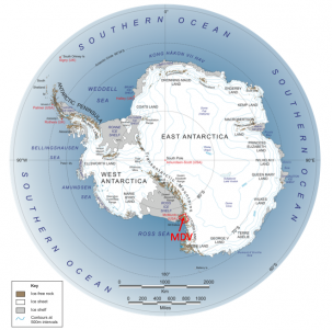 map of antarctica