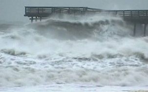 large waves from hurricanes