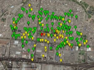 results of lead testing in ate, peru