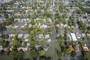 housing development flooded