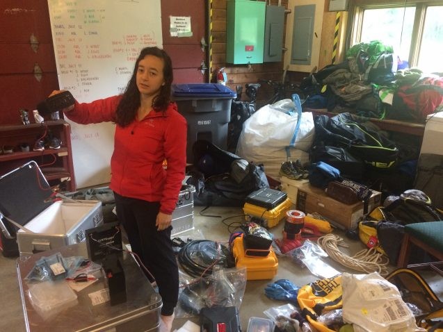 Packing radar and coring equipment