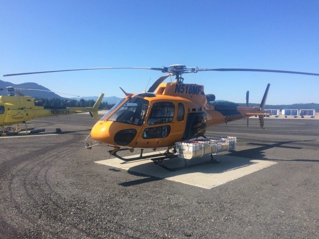 yellow helicopter