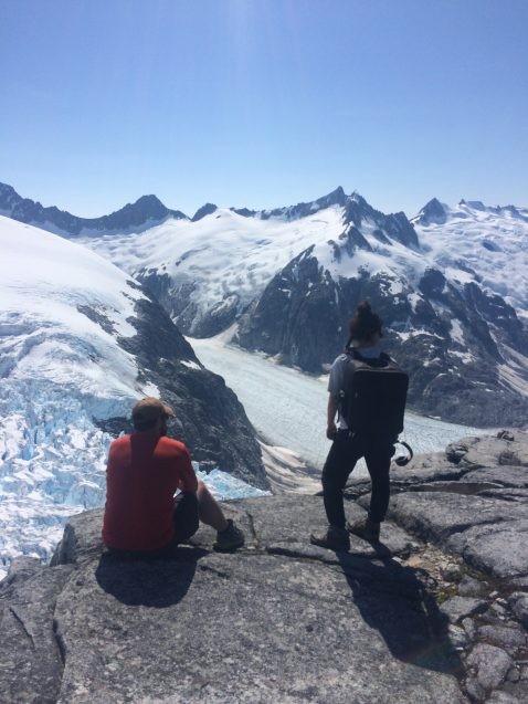 view of mountains and ice