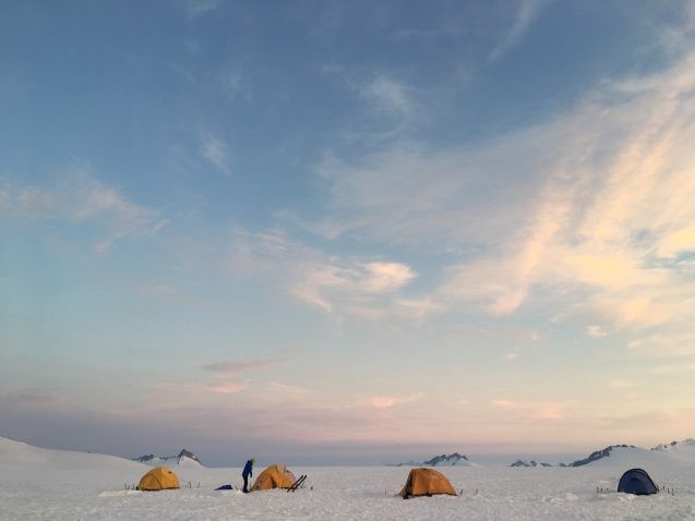 tents on ice