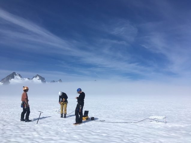 scanning ice with radar