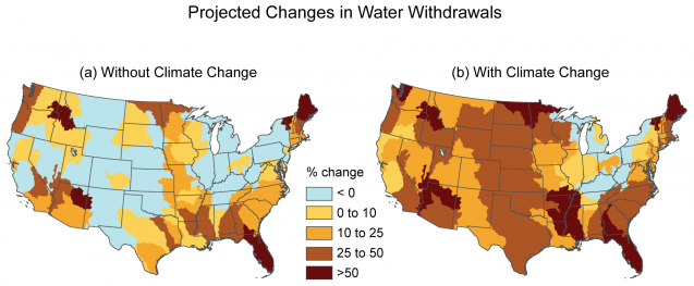 map of future water withdrawals in the us