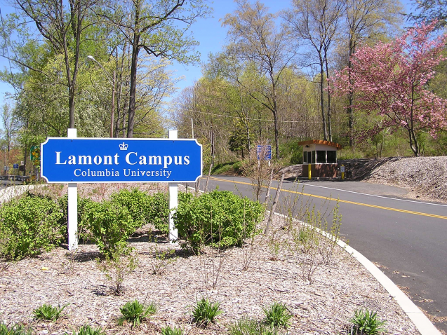 entrance to lamont-doherty earth observatory