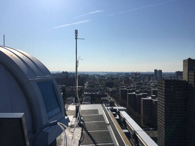 dome and equipment on top of a building