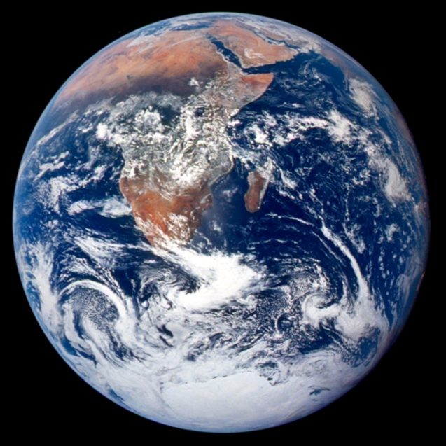 image of earth from space