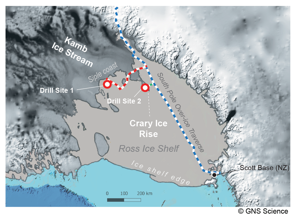 international team to drill deep through antarctic ice into ancient sediments