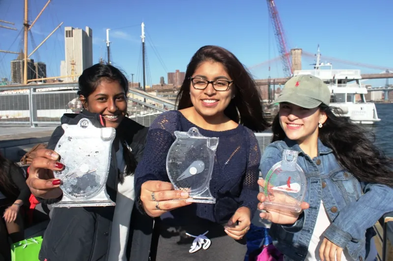 Measuring Salinity at South Street Seaport 
