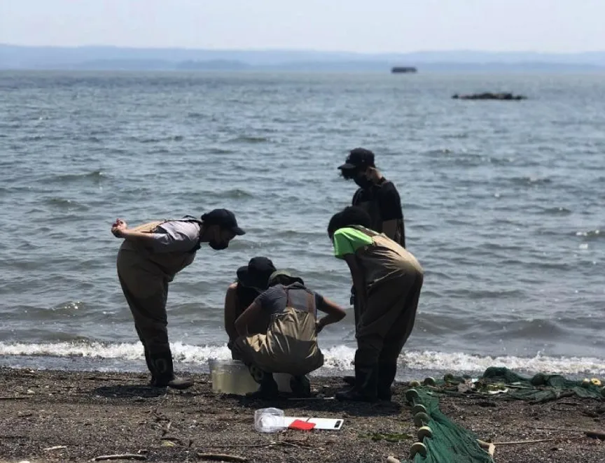 The Next Gen interns explored the Hudson and engaged local residents in their experiences.