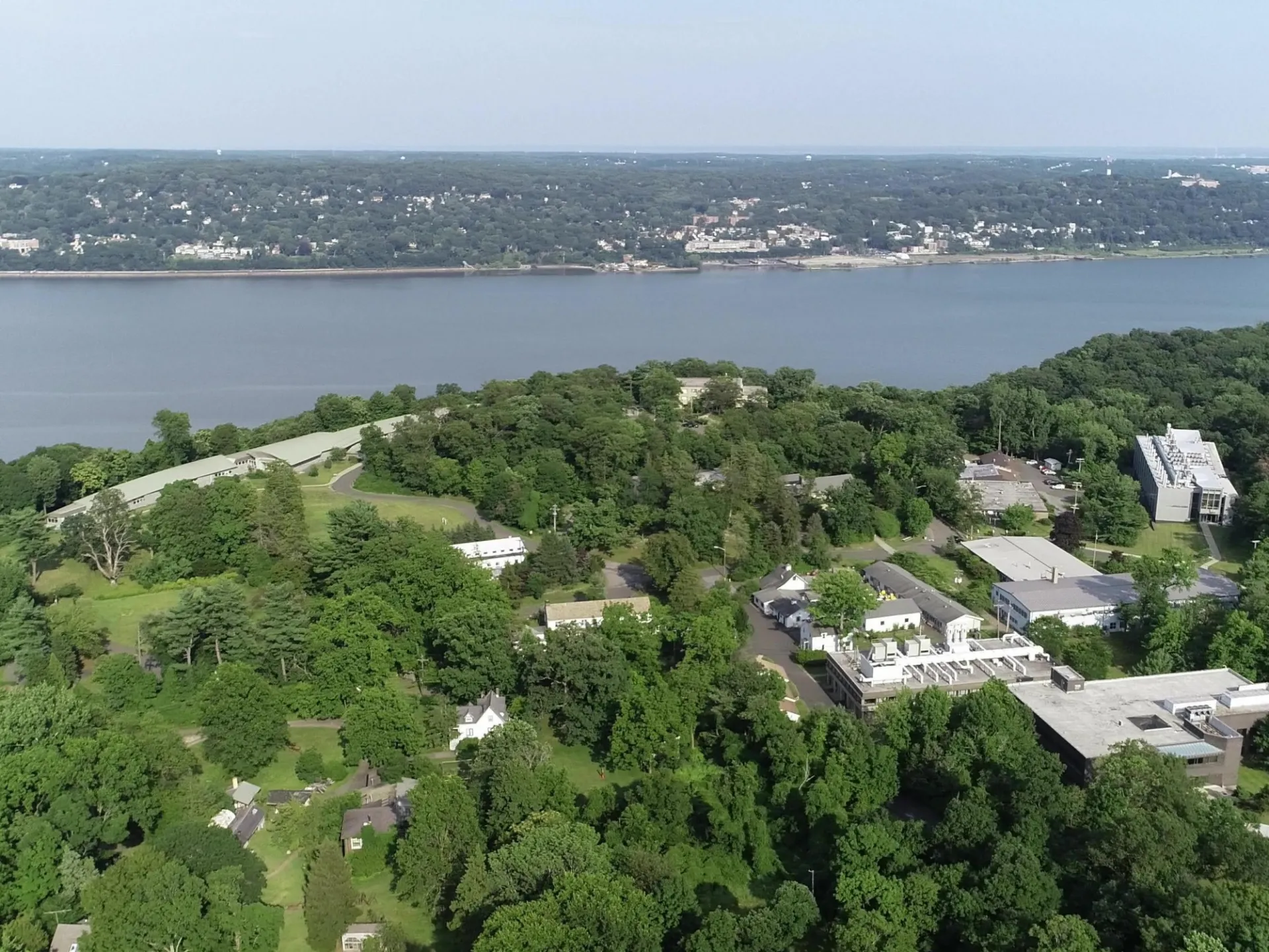 Aerial view of Lamont-Doherty campus. Credit: Nick Frearson